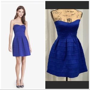 Sans Souci blue strapless dress size M